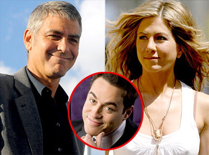 George Clooney, Jennifer Aniston, Steven Ward George Clooney, Jennifer Aniston, Steven Ward